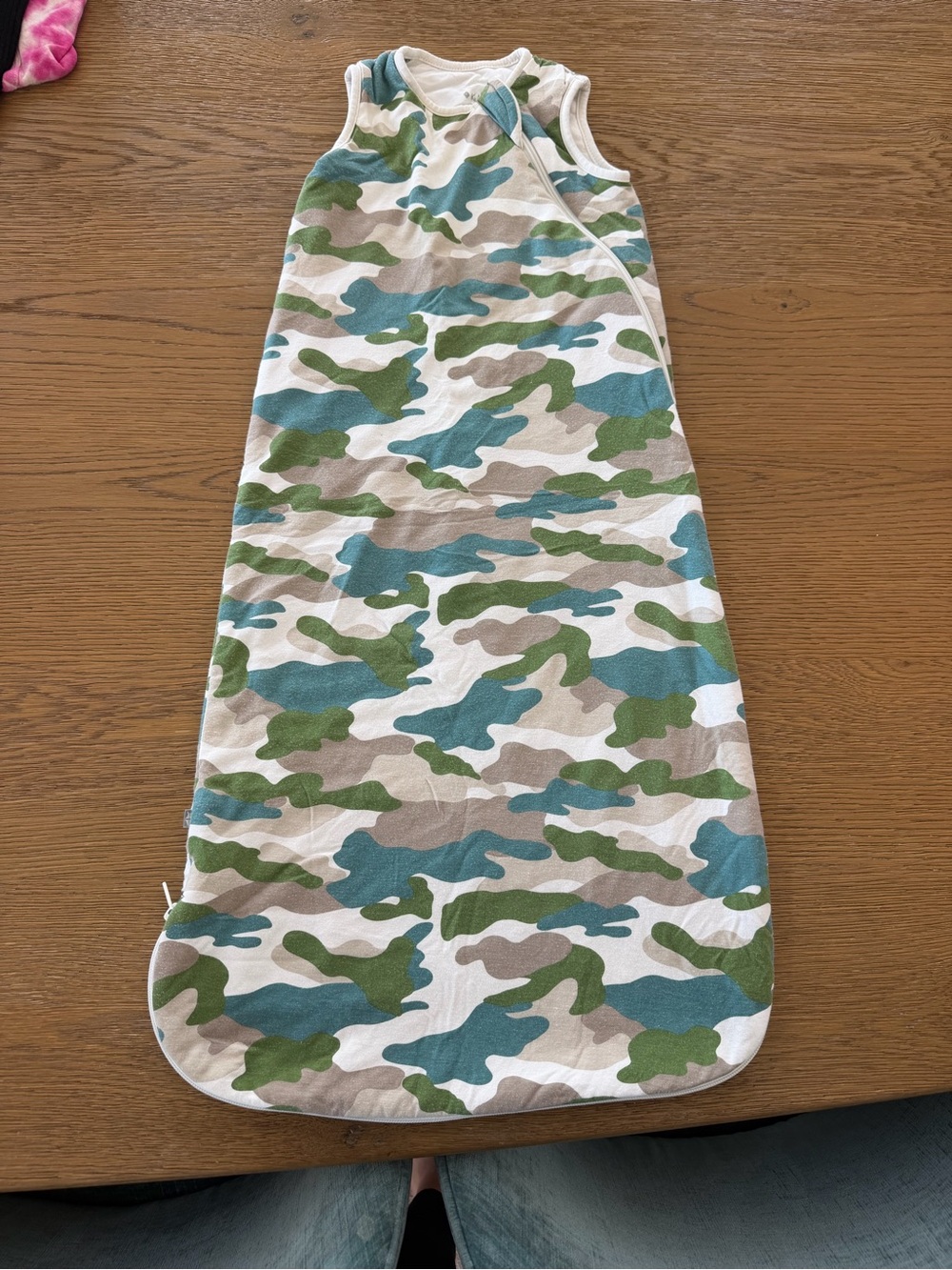 Kyte Baby Camouflage Sleep Sack Green & Blue Size Medium 1.0 Tog